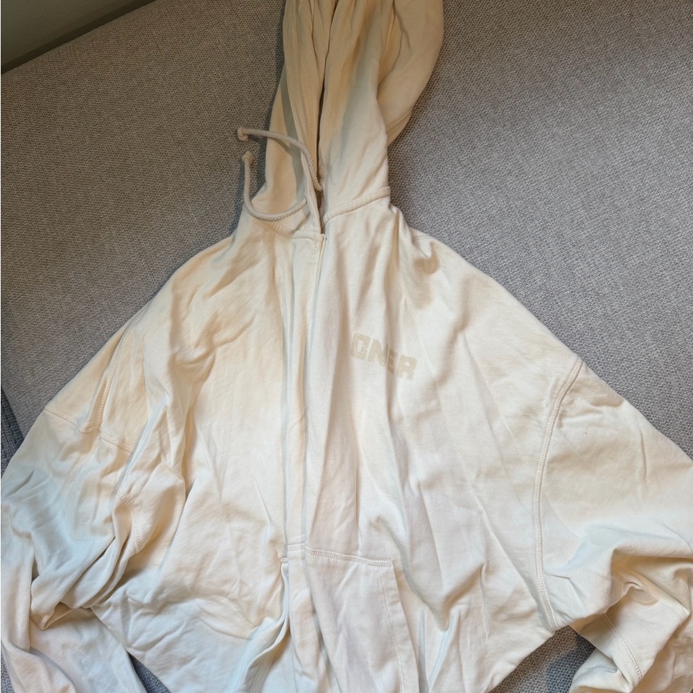 Oner active raw lounge hoodie- off white